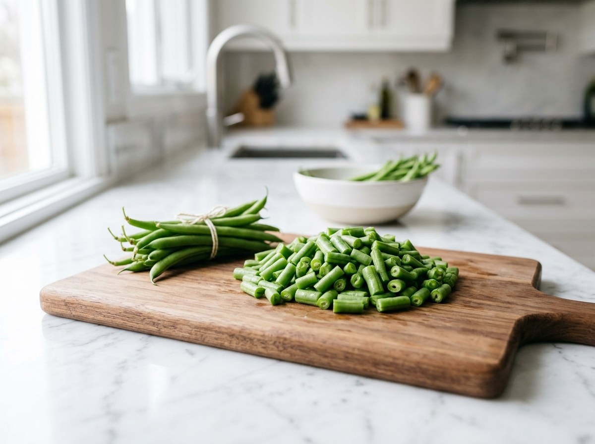 String and Chop Green Beans