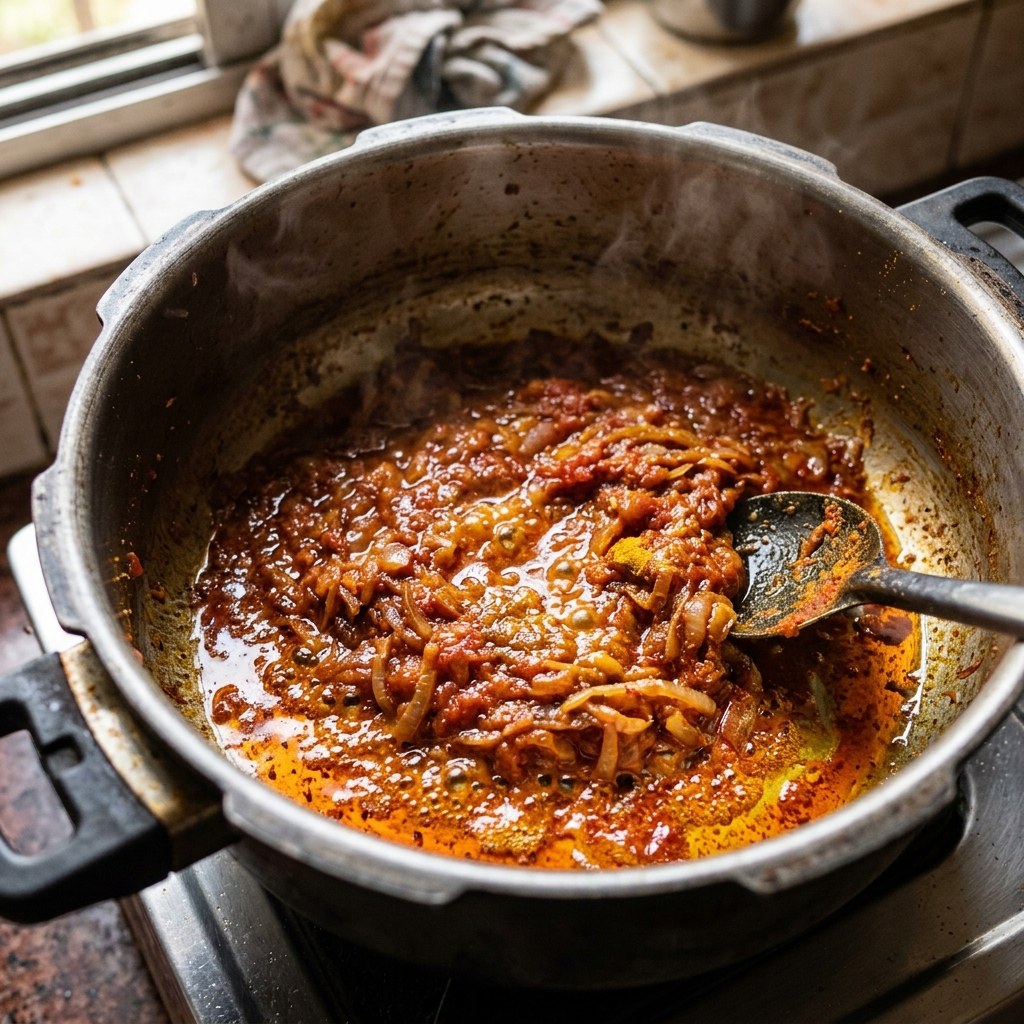 Cook the Tomato Masala