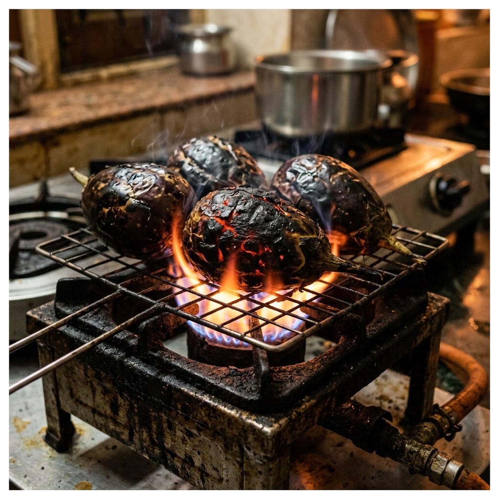 Roast the Eggplants
