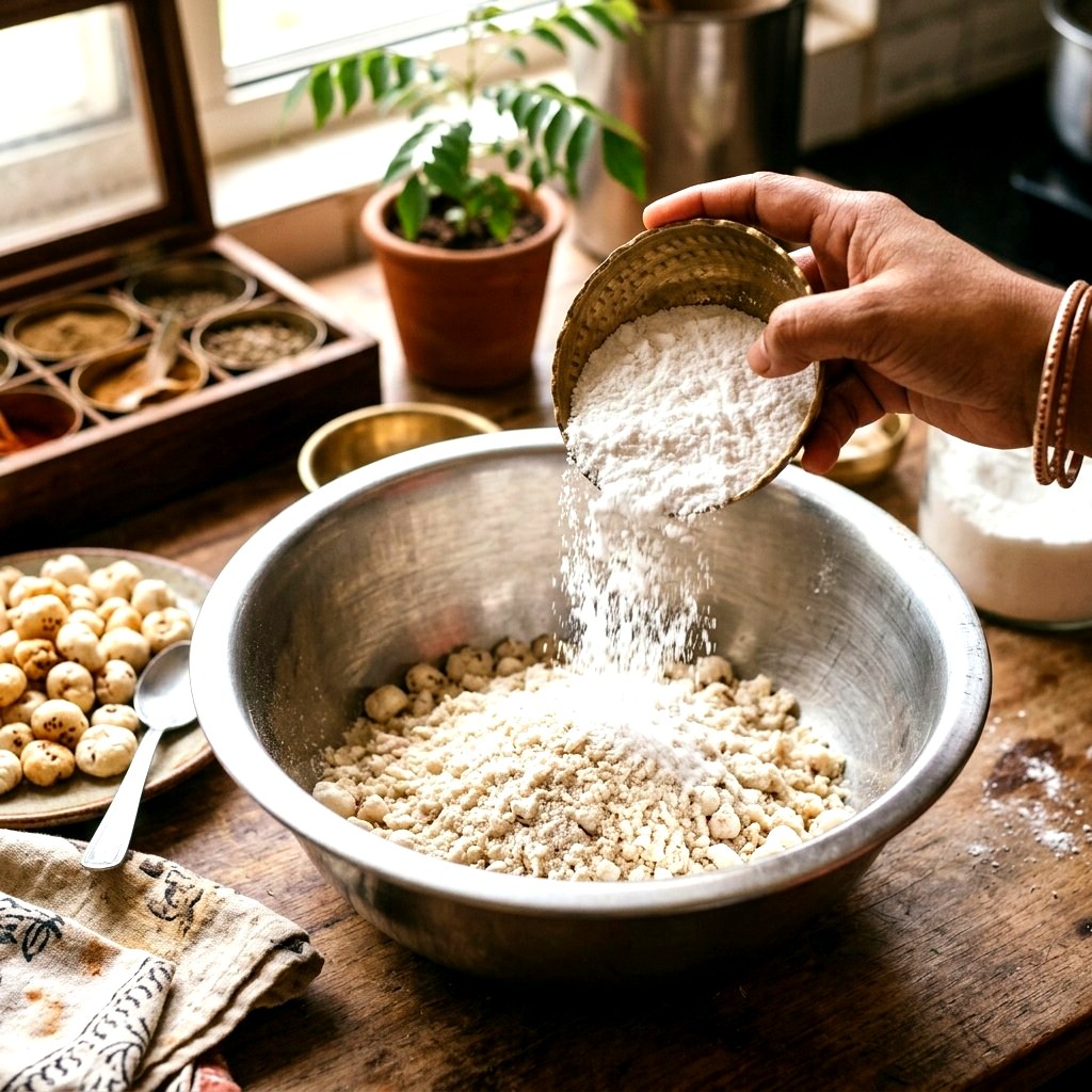 Grind Sugar / Prepare Boora