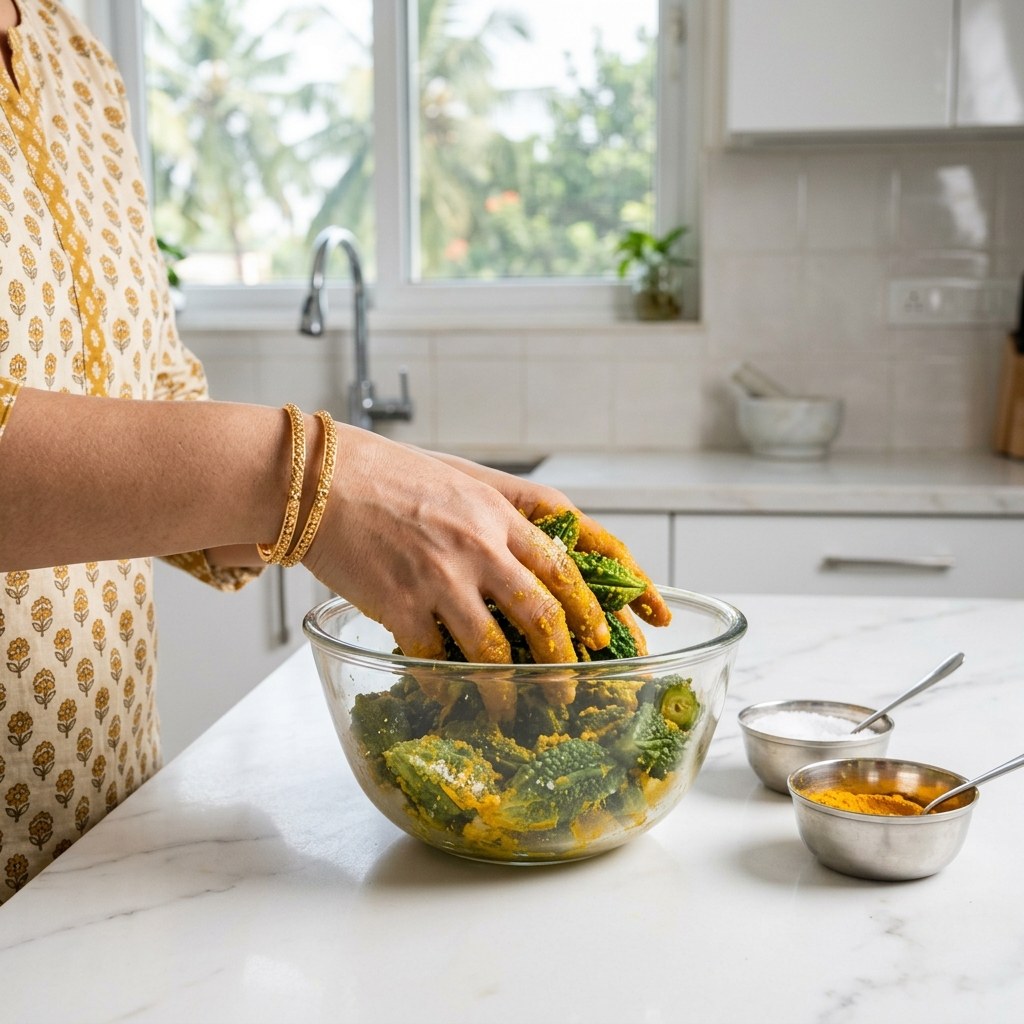 Salt and Turmeric Cure Rest for 1 Hour