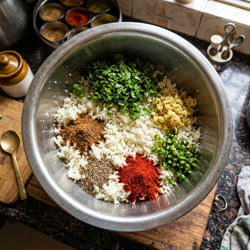 2. Add Aromatics & Spices
