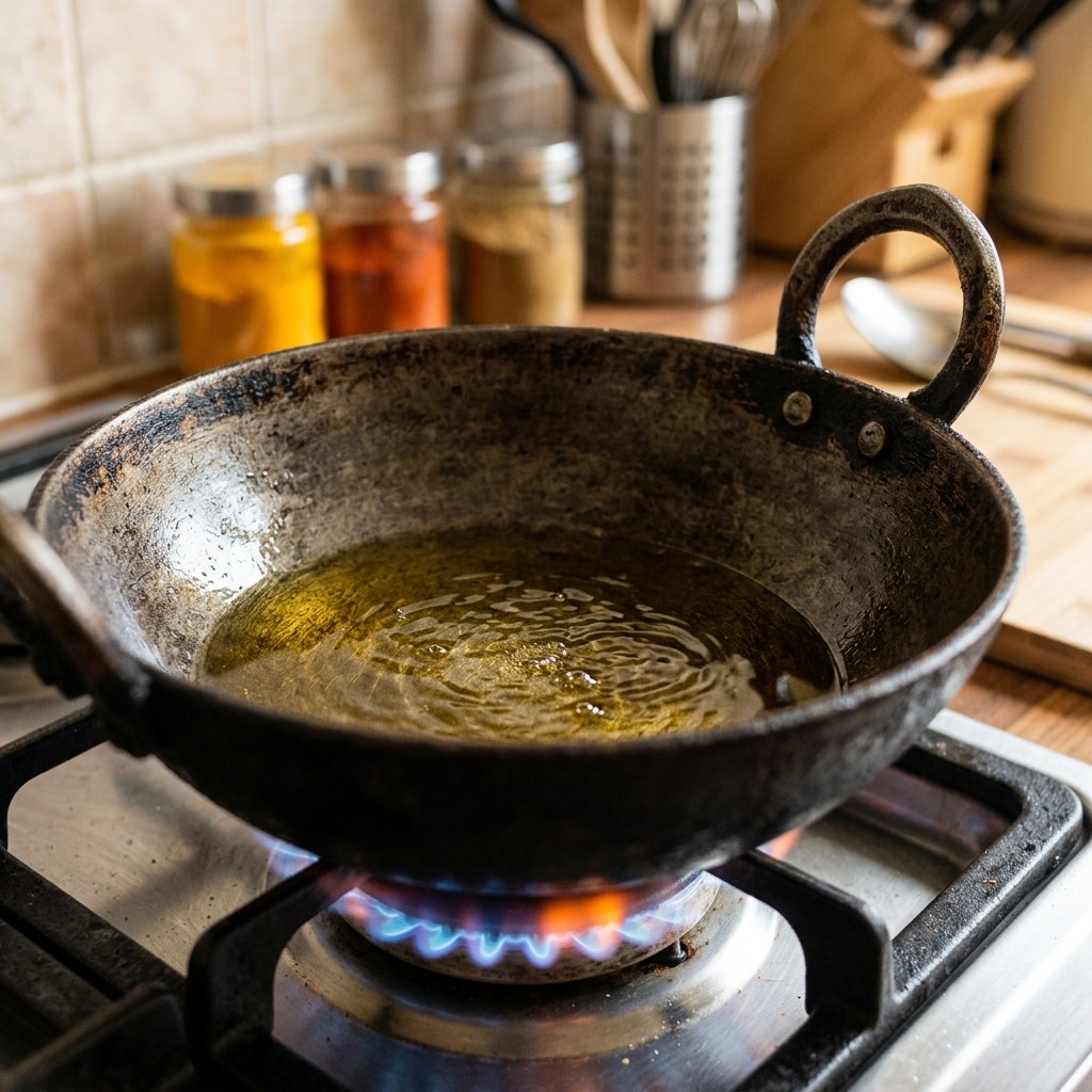 Heat the Oil