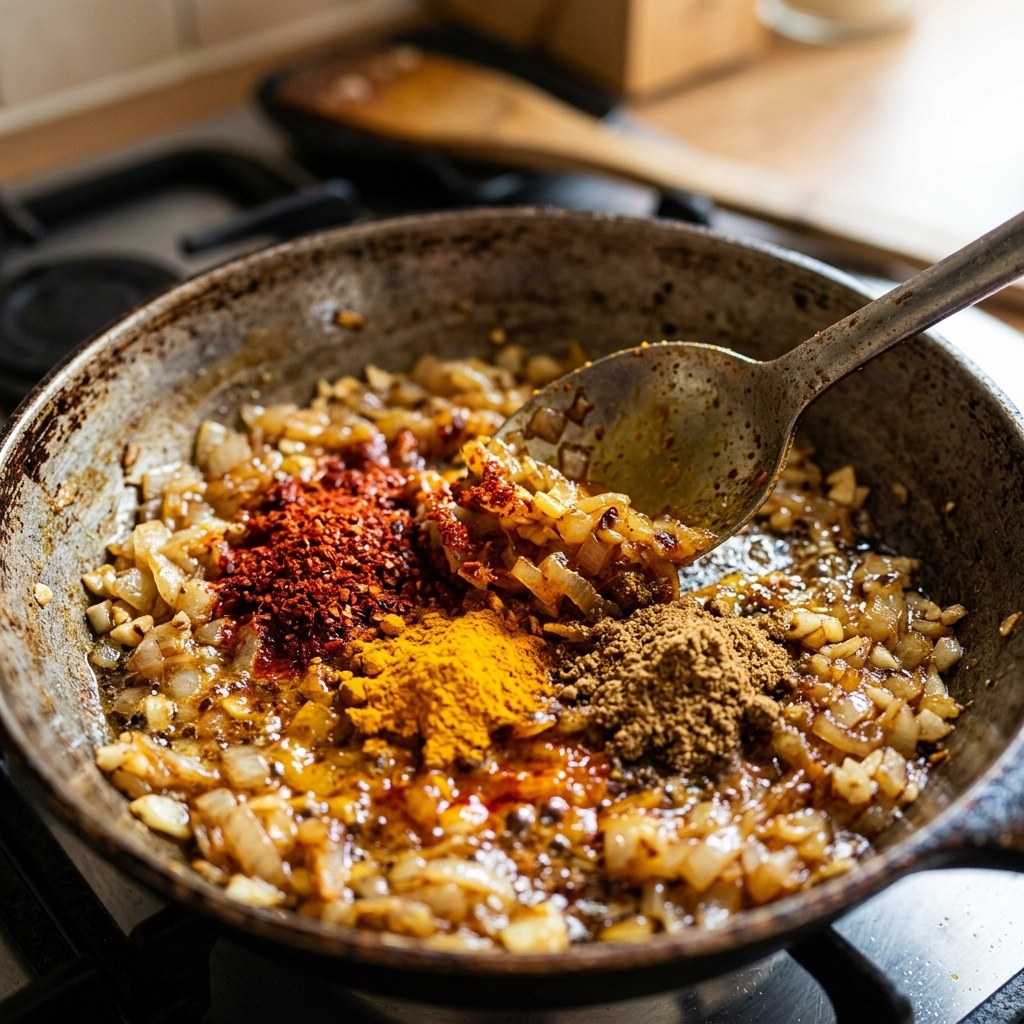 Add the Dry Spices