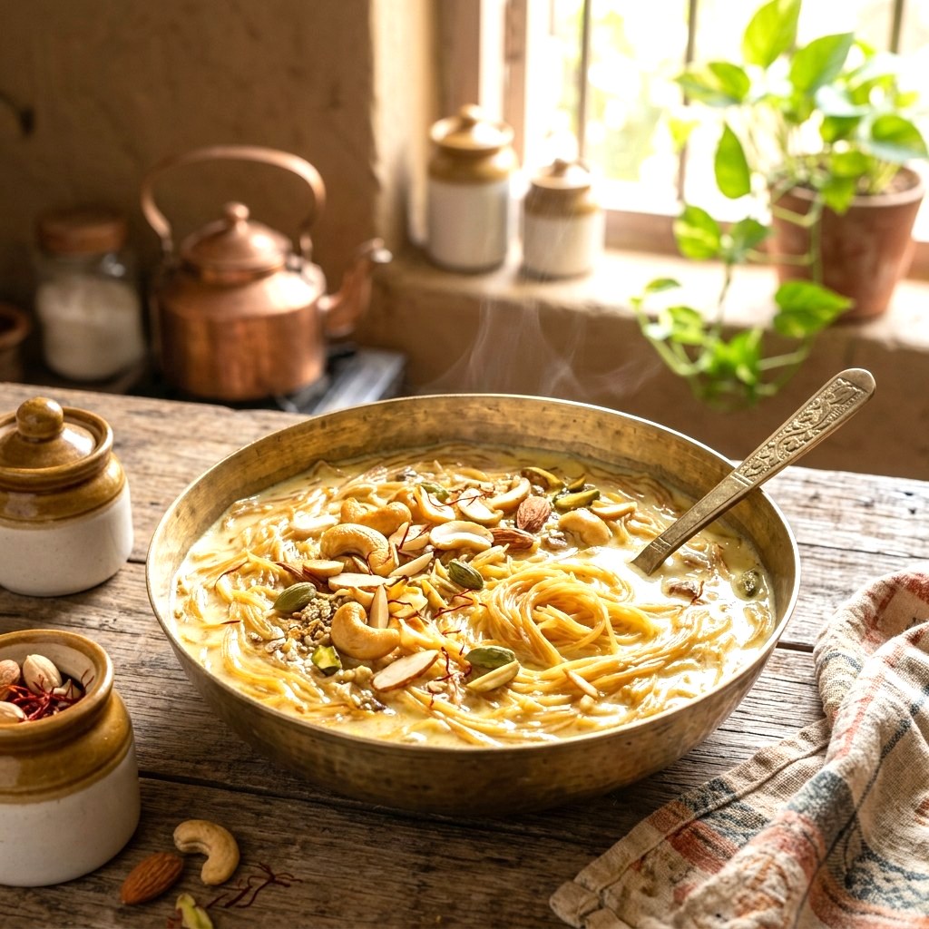 Meethi Seviyan (Sweet Vermicelli Kheer)