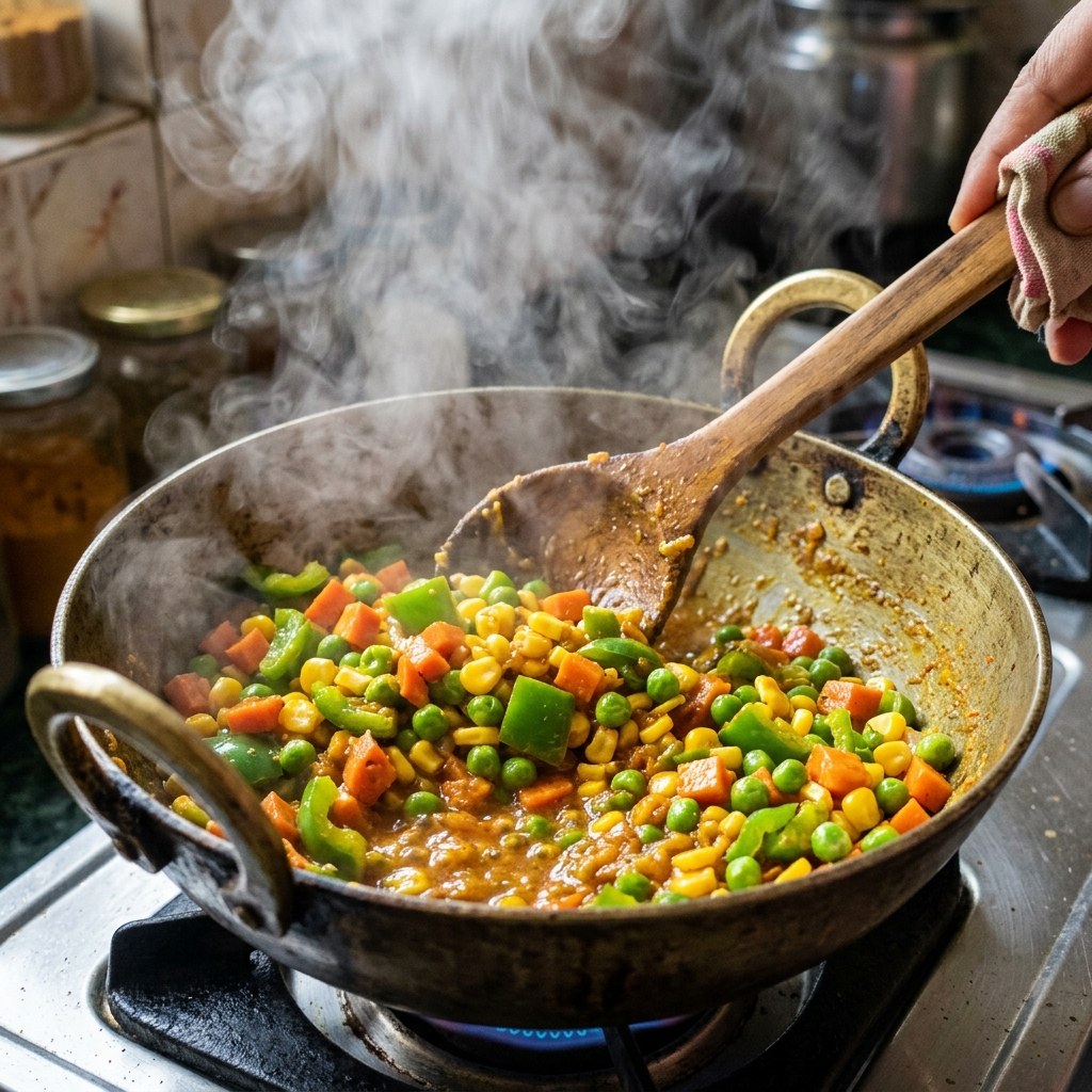 Sauté Mixed Vegetables