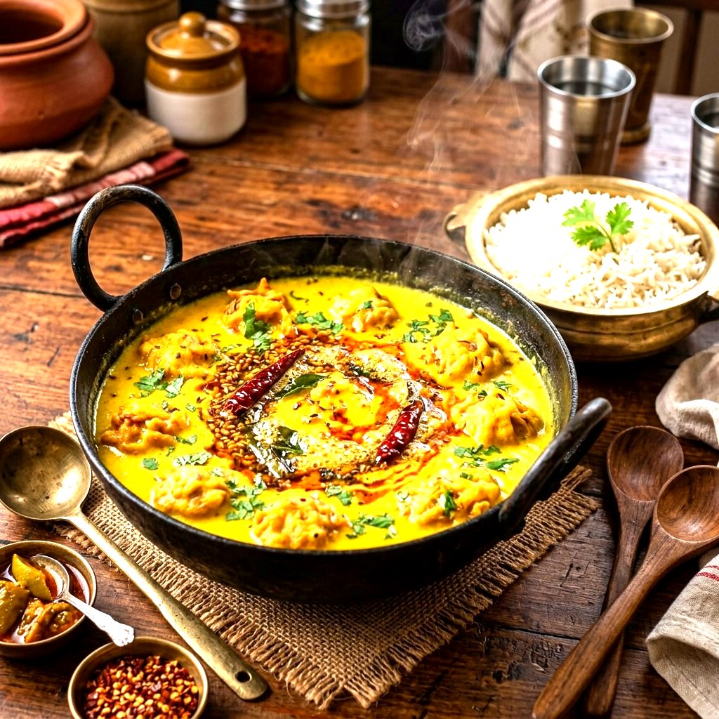 Authentic Punjabi Kadhi Pakora
