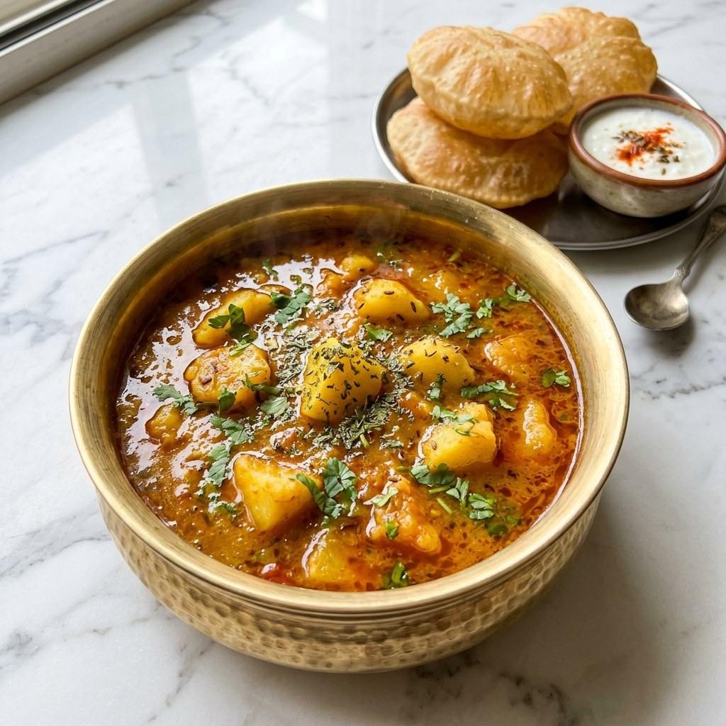 Tariwale Aloo (Punjabi Potato Curry)